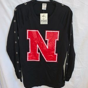 Pink Nebraska sweatshirt NWT